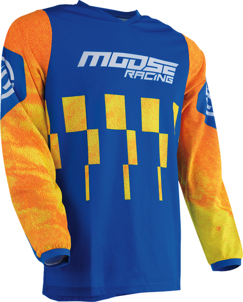 MOOSE RACING Qualifier Jersey - Orange/Blue - Large 2910-7528