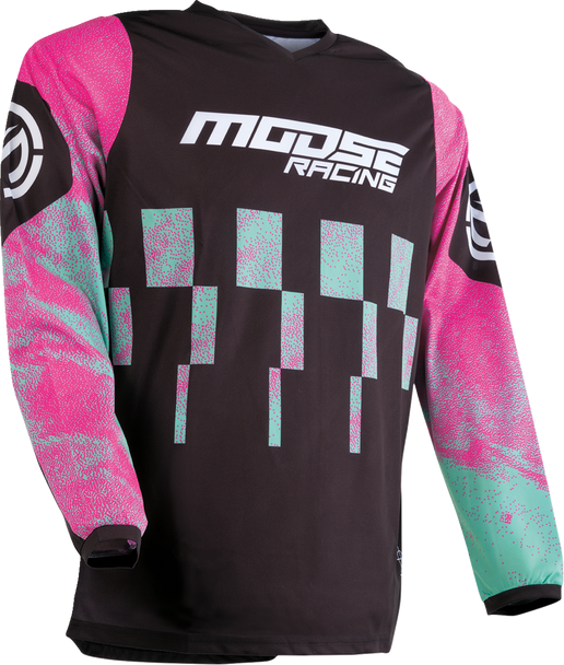 MOOSE RACING Qualifier Jersey - Pink/Teal - XL 2910-7521