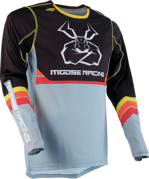 MOOSE RACING Agroid Jersey - Gray/Yellow - Small 2910-7512