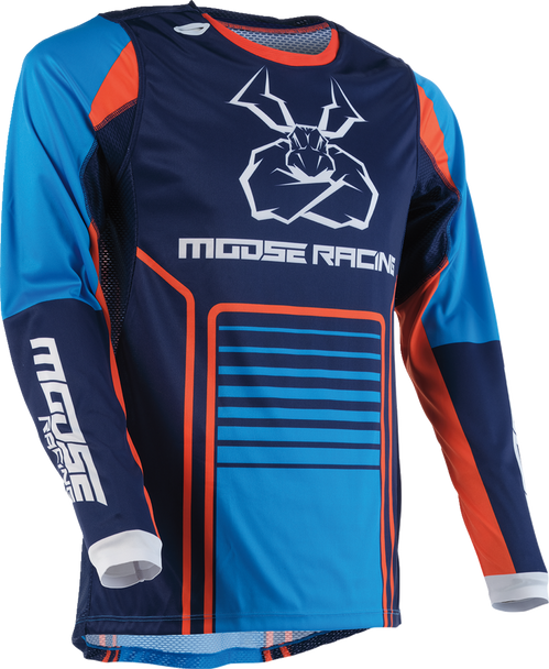 MOOSE RACING Agroid Jersey - Blue/Orange - Medium 2910-7489