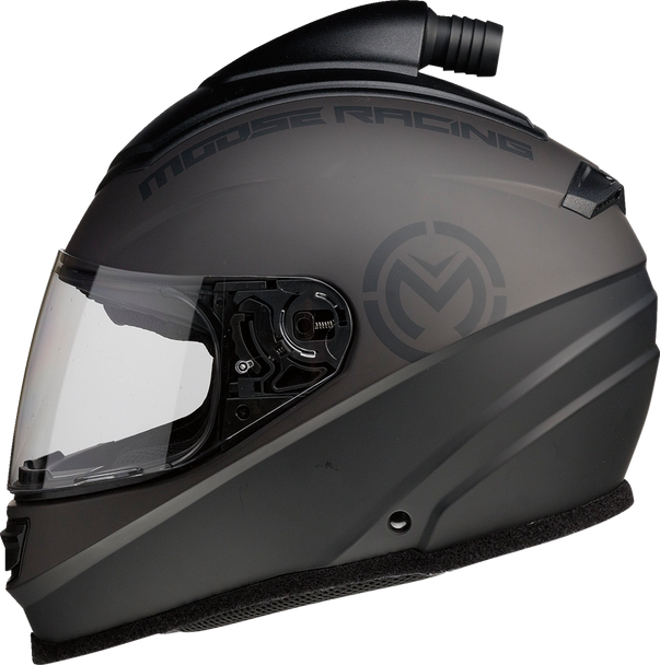 MOOSE RACING Air Intake Helmet - Black - Medium 0110-8093