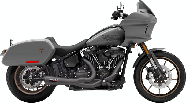 BASSANI XHAUST 2-into-1 Ripper Short Exhaust System - Black 1S73RBE