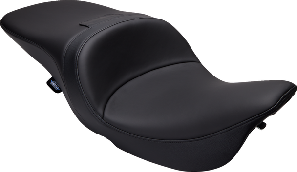 DRAG SPECIALTIES Freedom Seat - Solar Leather - Black - FLH '97-'07 08011508-4676E