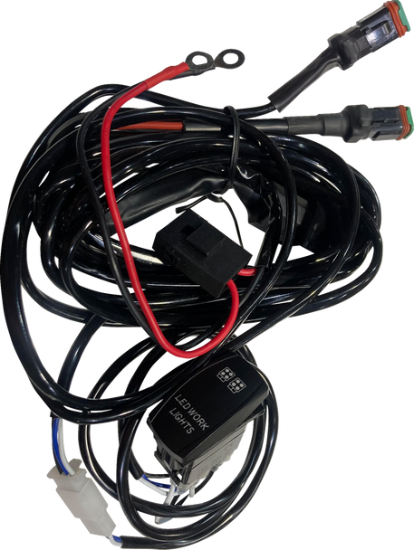 BRITE-LITES Rocker Switch Wiring Harness - 2 Outputs BL-WHHDR2