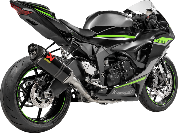 AKRAPOVIC Racing Line Exhaust System - Carbon - Kawasaki ZX-6R S-K6R11-RC/1