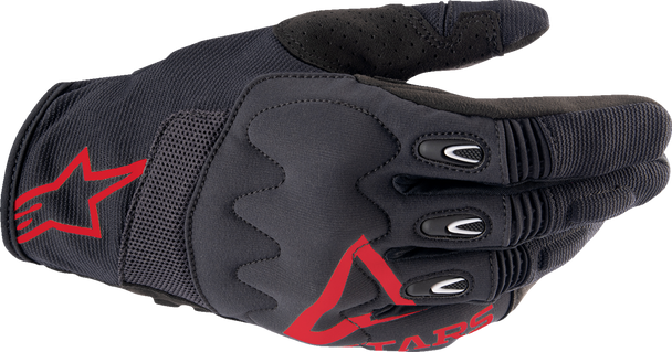 ALPINESTARS Techdura Gloves - Fire Red/Black - Small 3564524-3131-S
