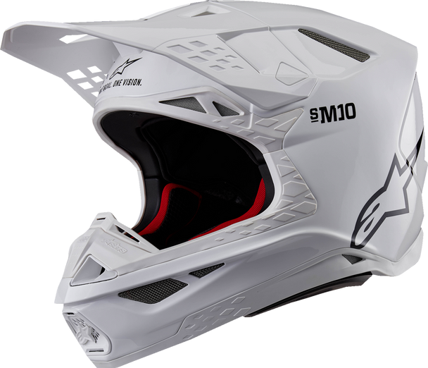 ALPINESTARS Supertech M10 Helmet - Solid - MIPS? - Gloss White - 2XL 8300323-2180-2X
