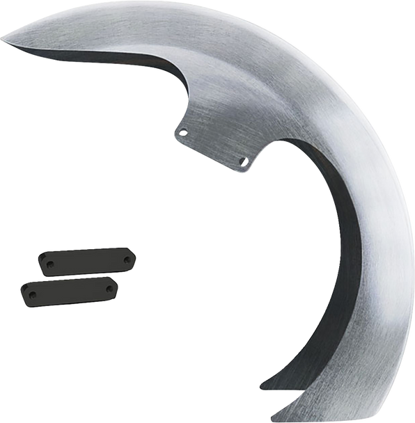 PAUL YAFFE BAGGER NATION DEI Front Fender - 21" Wheel - With Black Adapters DEI21-14L-B