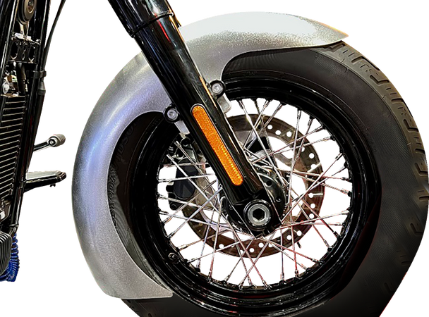 PAUL YAFFE BAGGER NATION Thicky Front Fender - OEM - With Satin Adaptors - M8 Softail? THICK-OEM-M8ST-S