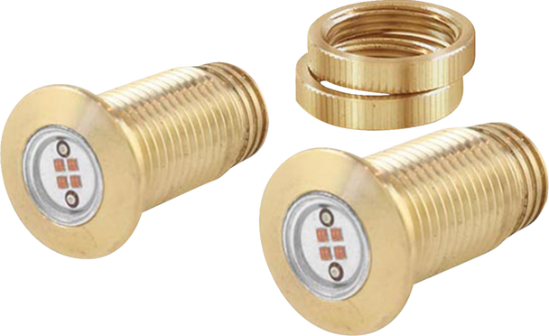 PAUL YAFFE BAGGER NATION Lightning Bolts Kit - Run/Brake/Turn - Brass PYO:BB-LB-BR PAUL YAFFE BAGGER NATION Lightning Bolts Kit - Run/Brake/Turn - Brass PYO:BB-LB-BR