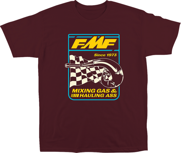 FMF Metalworks T-Shirt - Maroon - 2XL SU24118901MRN2X