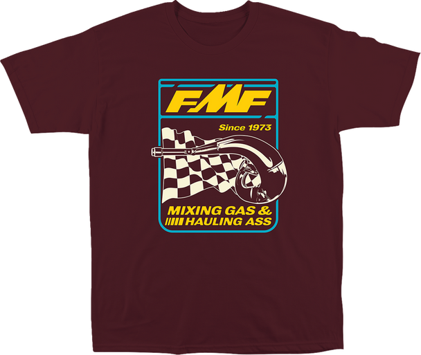 FMF Metalworks T-Shirt - Maroon - Large SU24118901MRNLG