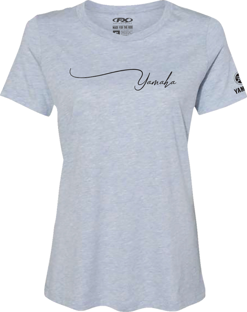FACTORY EFFEX Women's Yamaha Signature T-Shirt - Light Heather Blue - XL 27-87246