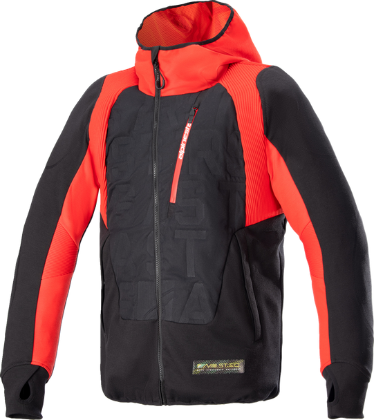 ALPINESTARS MSE Hybrid Hooded Jacket - Black/Red - 4XL 4201824-1463-4X