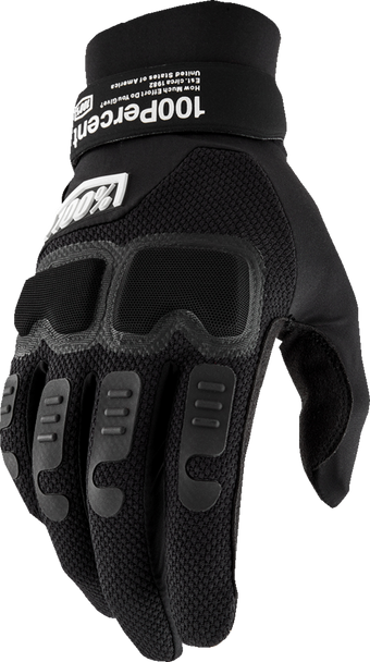 100% Langdale Gloves - Black - Medium 10029-00002