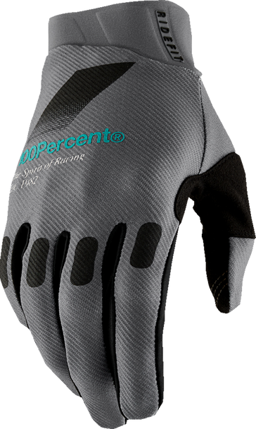 100% Ridefit Gloves - Petrol - Large 10010-00047