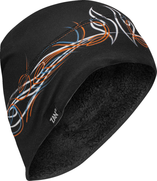 ZAN HEADGEAR SportFlex? Helmet Liner - High Pile Fleece Lined - Pinstripe Flame WHLH426