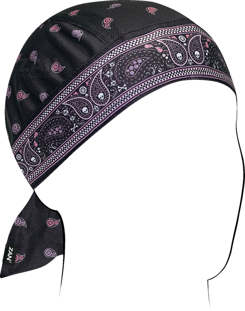 ZAN HEADGEAR Flydanna? Polyester Micromesh - Classic Bandanna - Pink/Purple ZM019