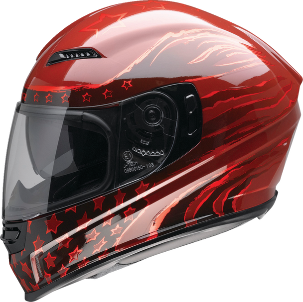 Z1R Jackal Helmet - Patriot - Red - 2XL 0101-15424