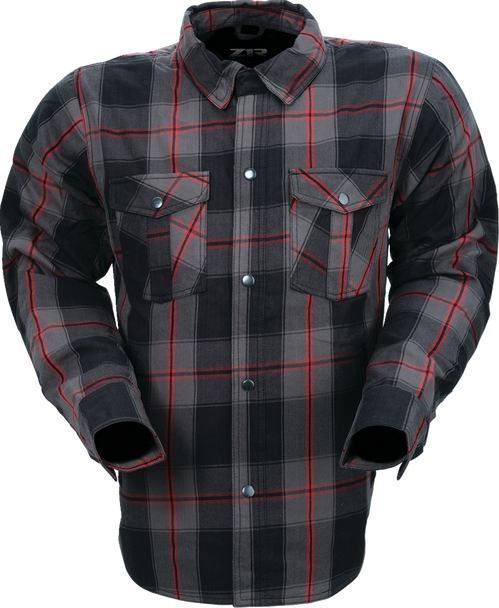 Z1R Flannel Shirt - Red - Medium 3040-3294