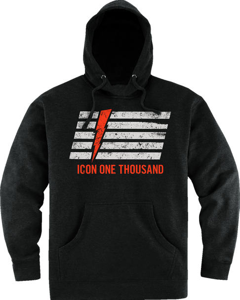 ICON Intercept 93* Hoodie - Black - 2XL 3050-6653