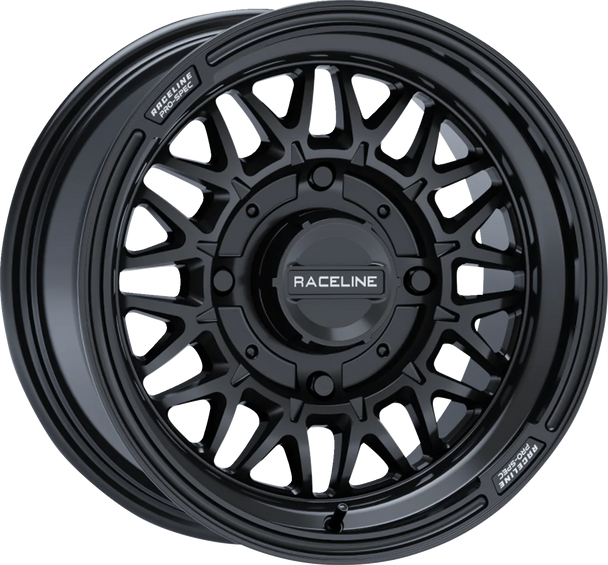 RACELINE WHEELS Wheel - Omega - Front/Rear - Gloss/Black - 15x10 - 4/137 - 5+2 A13GB-51037-00