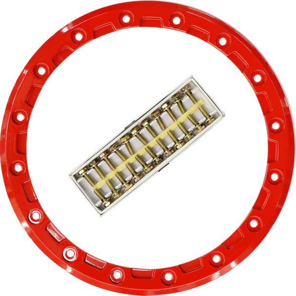 RACELINE WHEELS Beadlock Ring - Replacement - Podium - 15" - Red RBL-15R-A93-RING-16