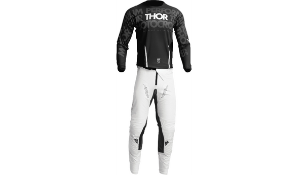 Riding Gear Combo Thor Racing Jersey XLarge + Pant 36 (sizes: XL/36) Pulse BLK