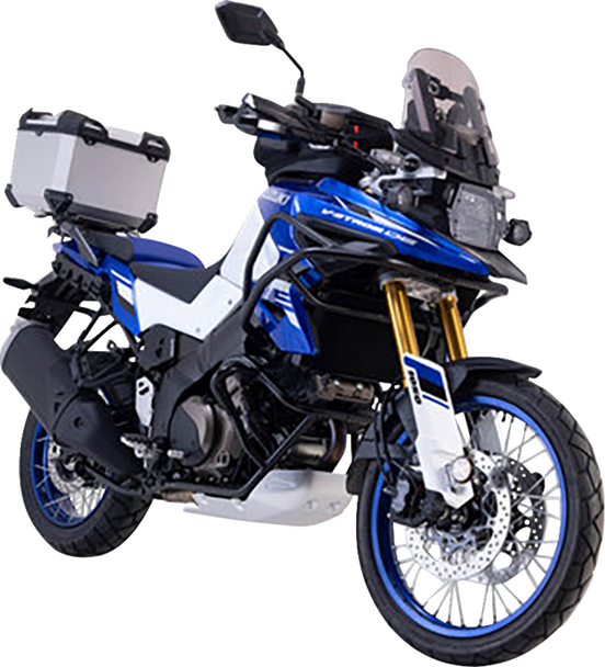 SW-MOTECH TRAX ADV Top Case System - Silver - V-Strom 650/1000/1050 '14-'24 GPT.05.440.70002/S