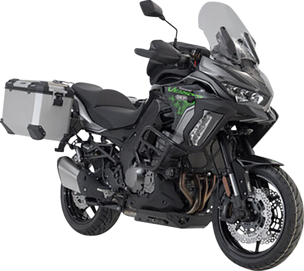 SW-MOTECH TRAX ADV Aluminum Case System - Silver - Kawasaki Versys 1000 '19-'23 KFT.08.922.70101/S