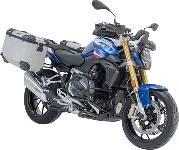 SW-MOTECH TRAX ADV Aluminum Case System - Silver - BMW R 1200/1250 R '14-'24 KFT.07.573.70100/S