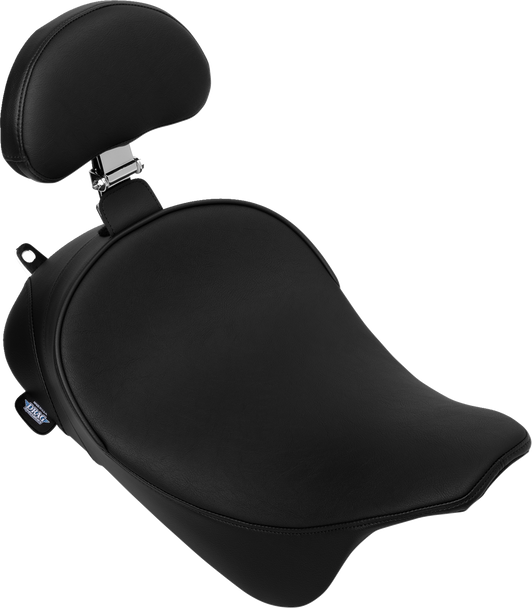 DRAG SPECIALTIES Solo Front Seat - Smooth - w/ Backrest Option - FL '08-'23 4699A