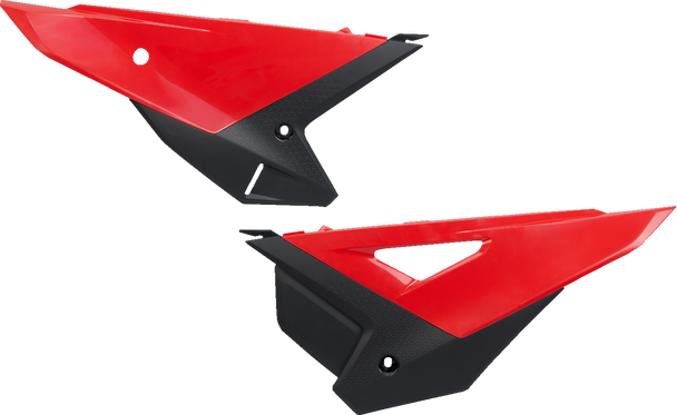 UFO Side Panels - OEM Red/Black - Honda - CRF 250R/450R HO05617@999