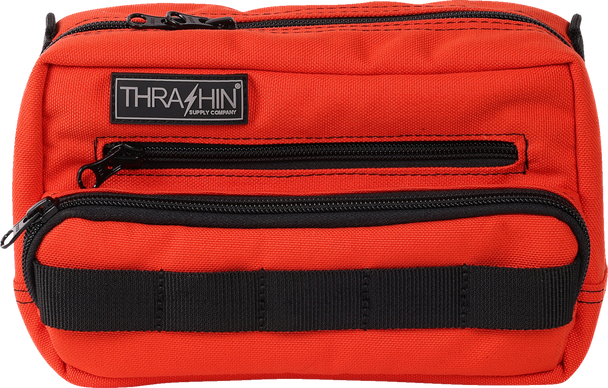 THRASHIN SUPPLY CO. Handlebar Bag Plus - Orange THB-0028