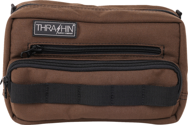 THRASHIN SUPPLY CO. Handlebar Bag Plus - Brown THB-0009