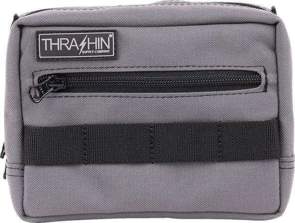 THRASHIN SUPPLY CO. Handlebar Bag - Gray THB-0016