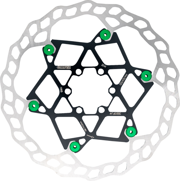 GALFER Floating Wave? Brake Rotor - 203 mm x 2 mm - Green DB014FLWG