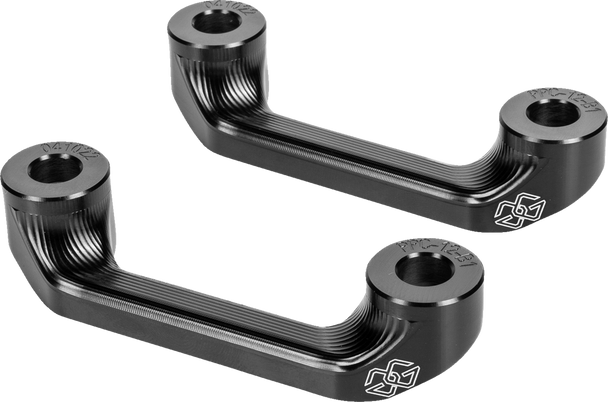 GILLES TOOLING Pillion Carrier Cover Kit - Black PPC-12-KIT-B