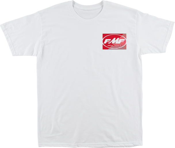 FMF Metal Works Supply T-Shirt - White - XL HO24118901WHTXL