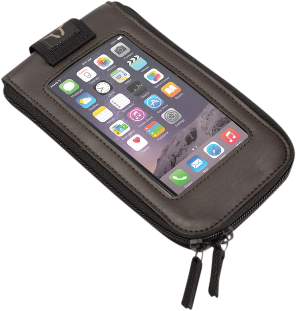 SW-MOTECH Legend Gear Smartphone Bag - LA3 - Black/Brown BC.TRS.00.405.10000