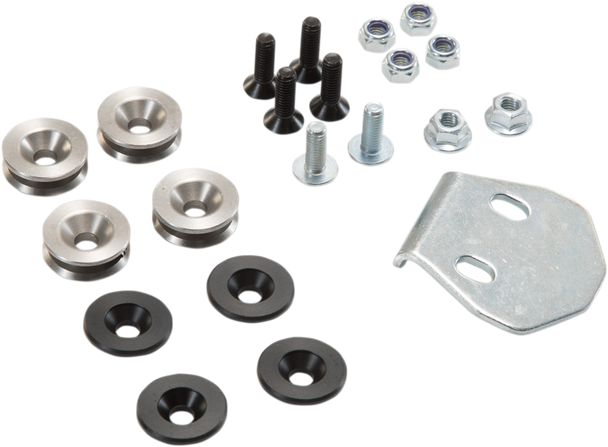 SW-MOTECH Adapter kit for ADVENTURE-RACK - Black/Silver - TRAX Adventure/ION/EVO GPT.00.152.35100/B