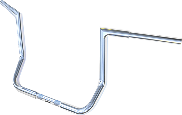 MAGNUM SHIELDING Crusader Square Top Handlebar - 10" - Chrome HB-0810C
