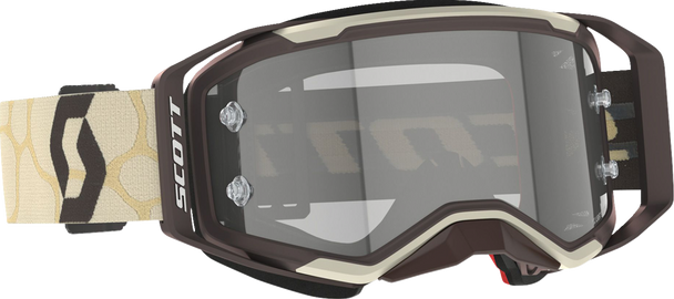 SCOTT Prospect 2.0 Sand Dust LS Goggle - Desert Beige/Dirt Brown - Light Sensitive - Gray 421475-7921327