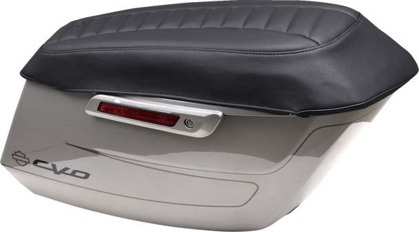 MUSTANG Deluxe Saddlebag Lid Coers - Black - Touring 88404