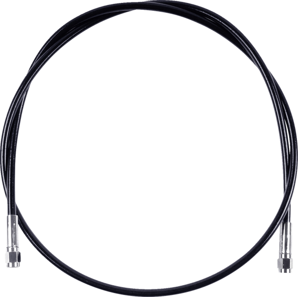 MAGNUM SHIELDING Universal XR Brake Line - 42" - Black w/ Chrome Fittings SBC0500-42