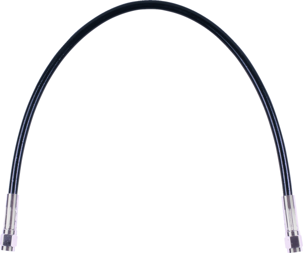MAGNUM SHIELDING Universal XR Brake Line - 18" - Black w/ Chrome Fittings SBC0500-18