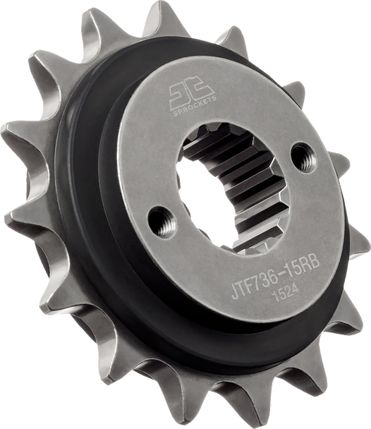JT SPROCKETS Front Sprocket - Rubber Cushioned - 15 Tooth - Ducati JTF736.15RB