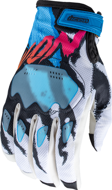 ICON Hooligan* Rad Dawn Gloves - White - XL 3301-4854
