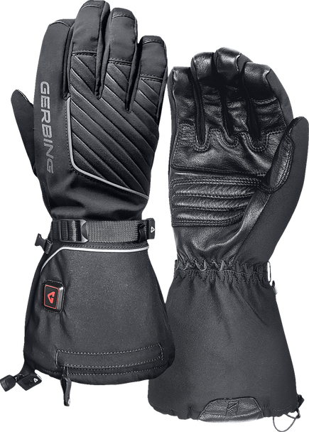 GERBING HEATED CLOTHING 7V Atlas Ultra-Flex Battery Heated Gloves - Black - XL GER-AFGV-7V-M-XL