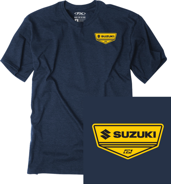 FACTORY EFFEX Suzuki Apex RM T-Shirt - Navy - Medium 28-87422